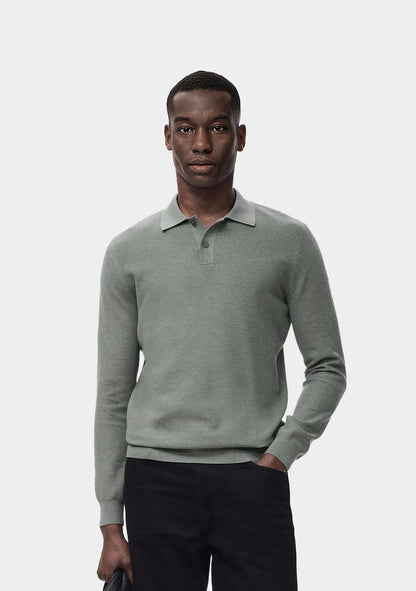 MICRO-STRUCTURED COTTON POLO